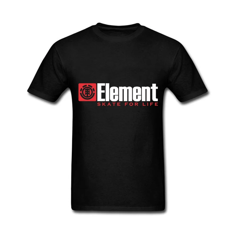 T-shirt Tops ELEMENT print Tshirt O-Neck Short Sleeve Graphic T-shirt Soft Tee Shirt men Clothes