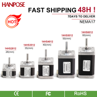Nema14 stepper motor 14HS2812 3512 4012 1.2A 0.15N.m 0.22N.m 0.30N.M motor for CNC 3D Printer Various instrument accessories