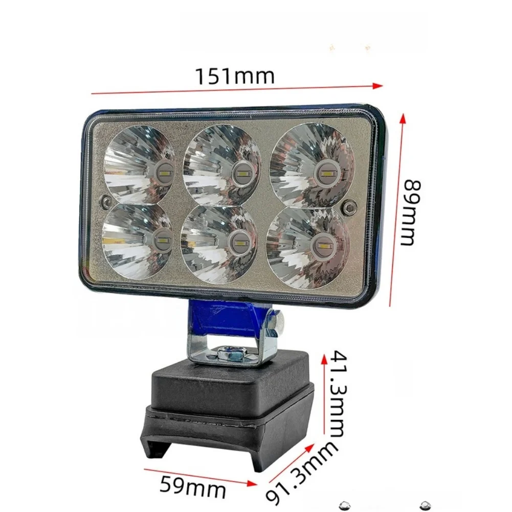 45 W 4 Inch LED Work Light with AC DC Dual Power Support Wall Mount Bracket and Aluminum Shell for Utility Lighting