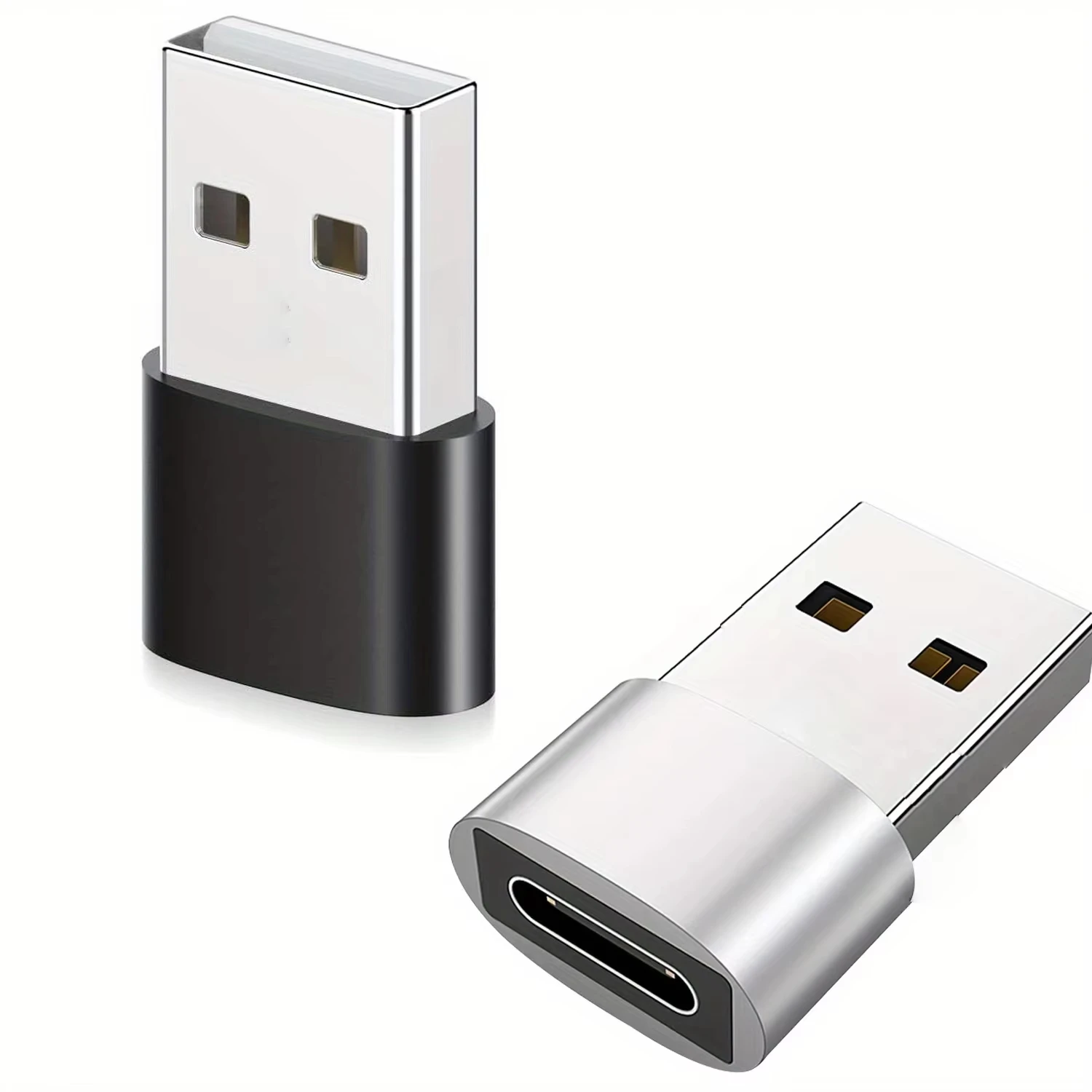 1/2pcs USB C Adapter Type C To USB Adapter for Mobil Phone Male To Female USB C Converter USB Type-C Converter for PC Laptops