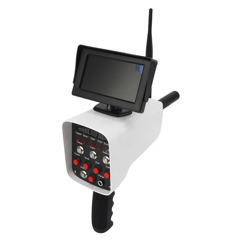 

- body machine display screen, underground metal detector, gold, silver and copper remote positioning scanner