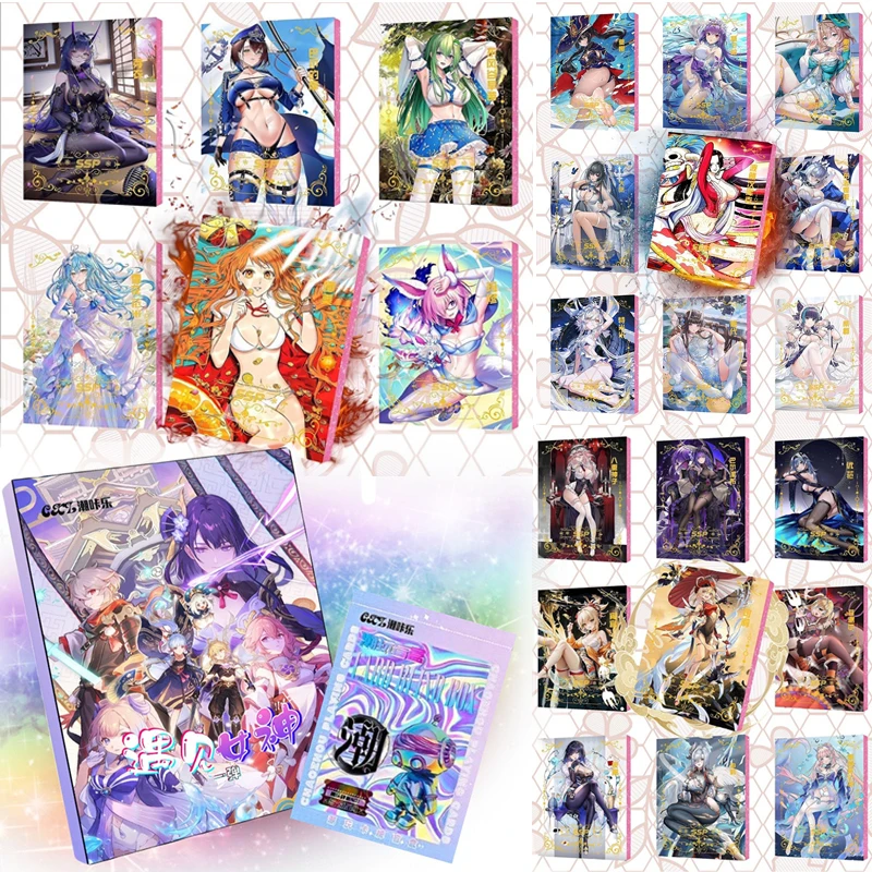 

Anime Goddess Story Meet the goddess Boa Hancock Kamado Nezuko Hatsune Miku box card Entertainment toys Christmas birthday gift