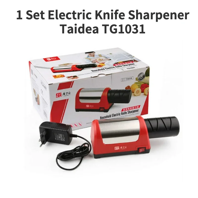TAIDEA Top Level T1031D Electric Diamond Steel Sharpener With 2 Slot For Kitchen Ceramic Knife