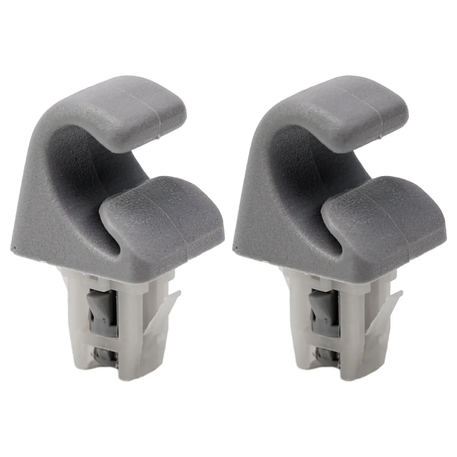 

Car Parts Car Hook Clip Grey 26.2x24.8x46.5mm Bracket Plastic Hook Clip Car Car 2pcs Brand New Easy Installation