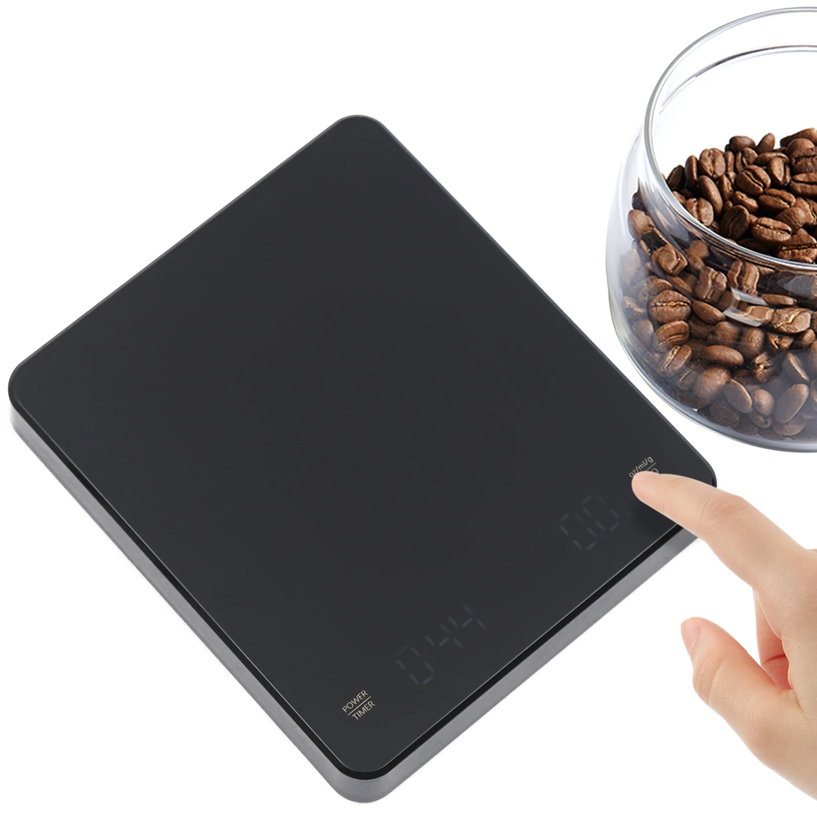 Digital Scale LED Coffee Scale 3kg/0.1g USB Scale with Timer for Espresso Kitchen Appliances