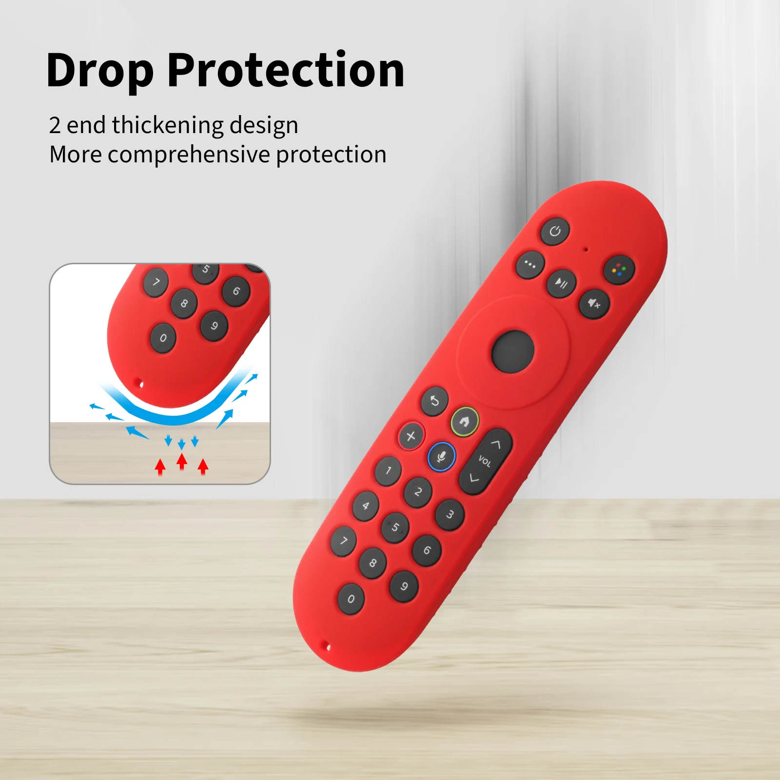Silicone Protective Case for XUMO Remote Control XR100 Streaming TV Box Sky Glass Remote Control