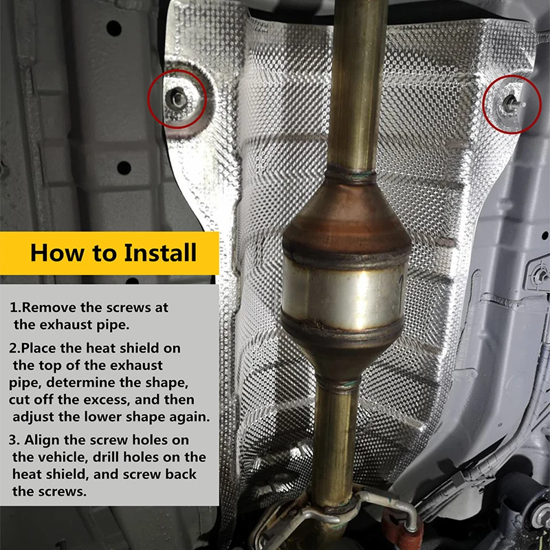 Fire-proof Heat Shield Aluminum Plate Motorcycle Car Turbo Manifold Exhausts Pipe Protection Firewal Floor Pan Fuel Tank Engine