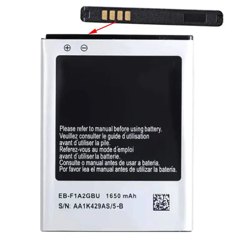 10pcs EB-F1A2GBU 1650mAh Battery For Samsung Galaxy S2 i9100 i9108 i9103 I777 i9105 i9100G i9188 i9050 B9062 I9100G