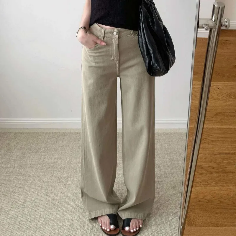 High-waisted Straight Leg Jeans for Women