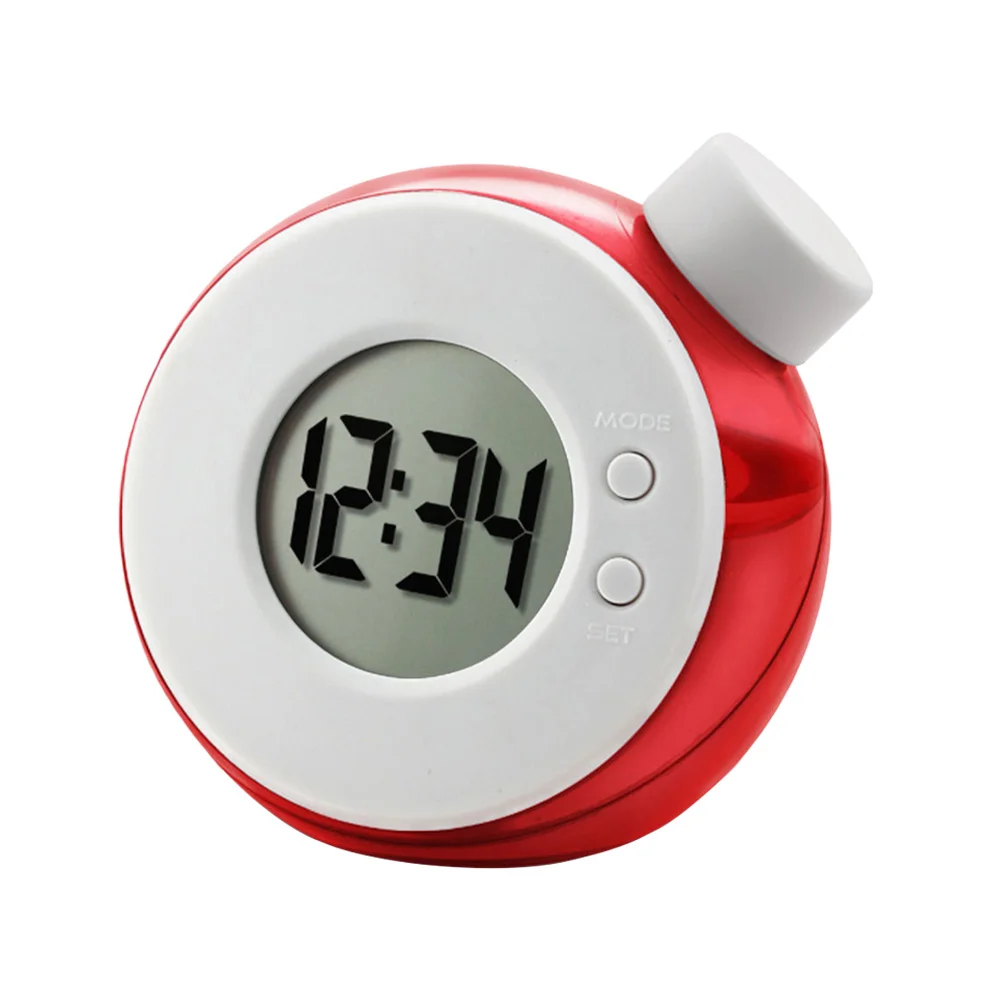 

Mechanism Digital Alarm Clock System Wall Clocks Operated Powered Retro LED Water Energy