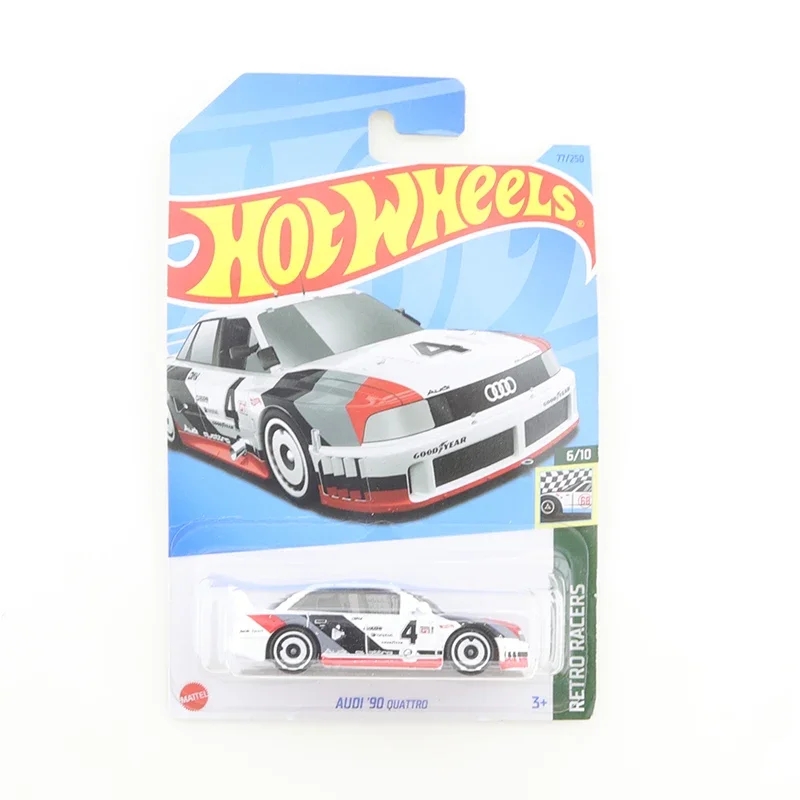 

2023 Hot Wheels AUDI 90 QUATTRO #77/250 Retro Racers 6/10 Mini Alloy Coupe 1/64 Metal Diecast Model Car