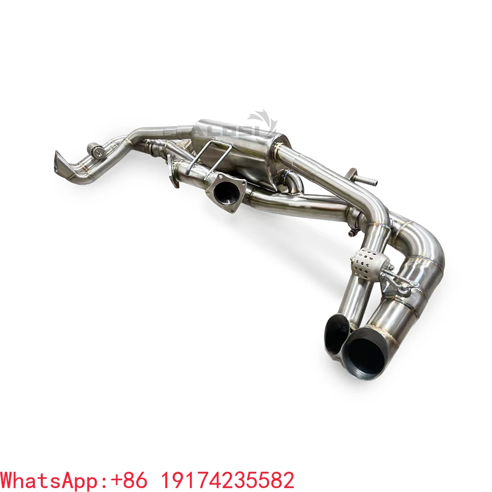 

High-performance Racing Car Exhaust Pipe for Audi R8 V10 5.2L 2022 Stainless Valve-controlled Cat-back Exhaust Pipe Muffler