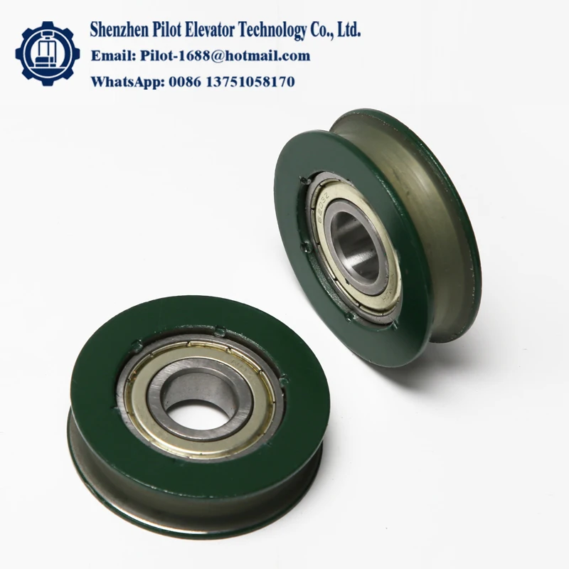 Pour Toshiba ascenseur voiture porte serrure rouleaux roues 60x16x6203 ascenseur porte cintre rouleau ascenseur ascenseur pièces de rechange type général