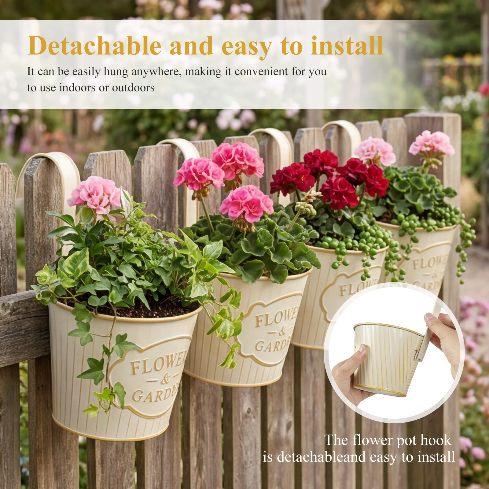 5 stuks hangende bloempotten m - Gardening Tools Vintage recensie en prijs
