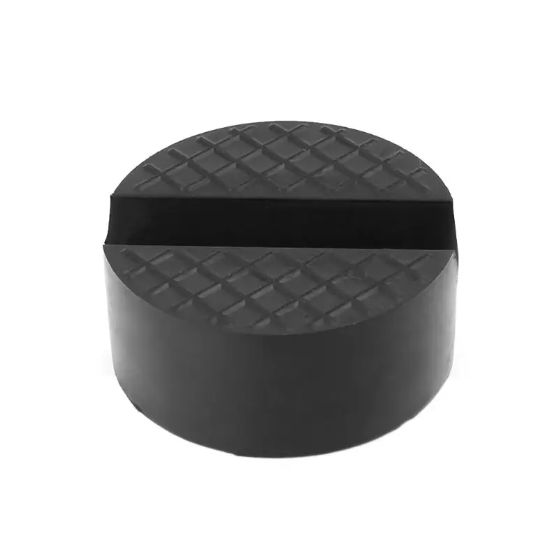 Black V-groove Car Jack Rubber Pad Anti-slip Rail Protector Support Block Heavy Duty For Car Lift 85DF