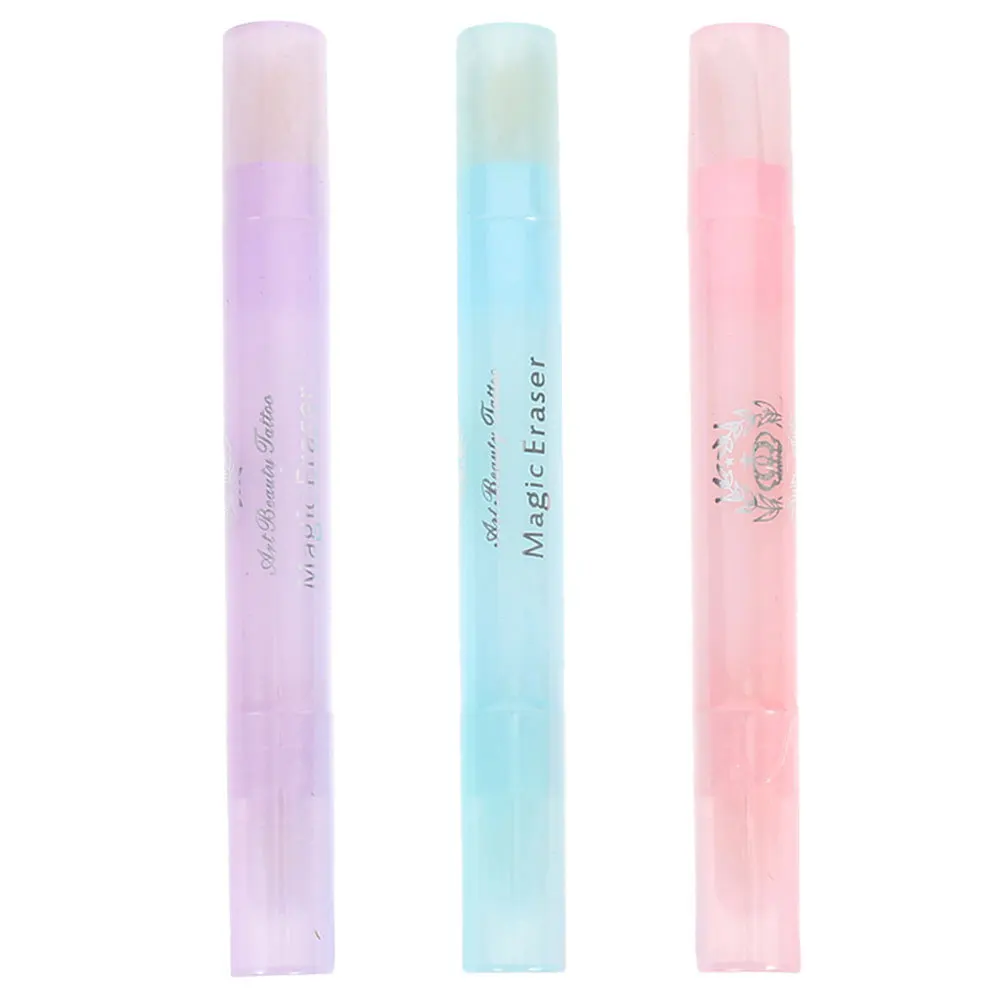 3Pcs Nagellack Entferner Stift Nachfüllbar Einfach Grip Genaue Rand Korrektur Maniküre Werkzeug Frauen Nail art Zubehör
