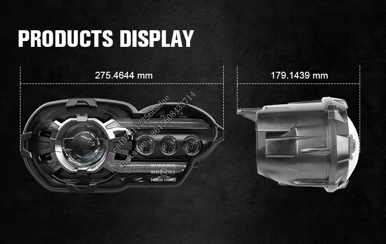 Faro led para motocicleta, luces de 12v, para BMW K1200R, 2005, 2006, 2007, 2008, 2009, 2010, K1300R, 2011, 2012, 2013