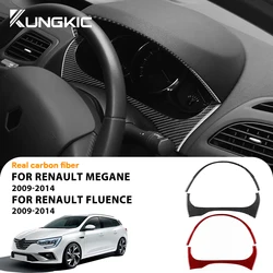 Real Soft Carbon Fiber Sticker For Renault Fluence Megane RS 2009 2010 2011 2012 2013 2014 2015 LHD RHD lnstrument Accessories