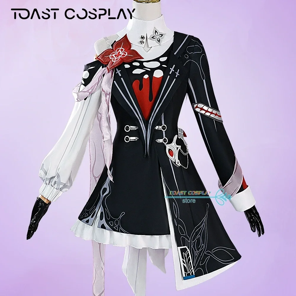 Evernight Cosplay Anime Game Honkai Star Rail March 7th Evernight Cosplay Costume Outfit Halloween Comic Con Role Play Wig Shoes