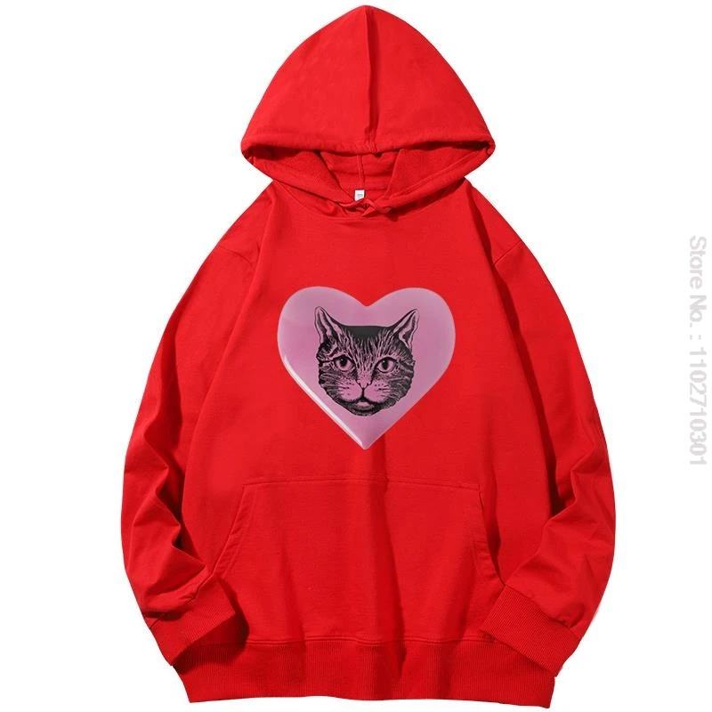 Pussy Lover Funny Cat Lover Unisex Classics Graphic Hooded Sweatshirts Fashion Sweatshirt Woman Essentials Hoodie Women Sweater