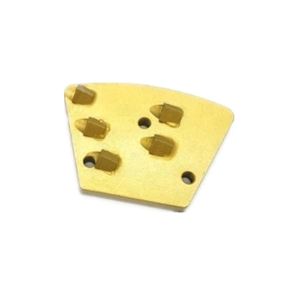 ASL61 Metal Thread Holes Magnetic PCD Grinding Tools Five Quarter PCD Grinding Shoes for Removing off Epoxy Paints Glue 12PCS