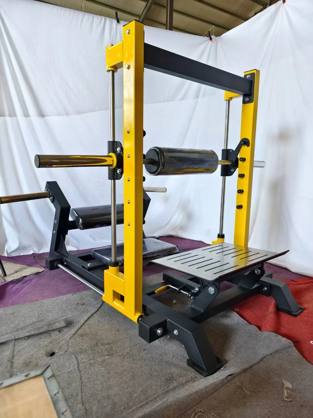 New Arrival Plate Loaded Hip Thrust Machine Booty Sprout Glute Lift Exercise Equipment
