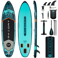Myboat Waterproof Inflatable Paddle Board 11'6''x34''x6''Adult Standing Style Aquatic Fishing With Accessories SUP
