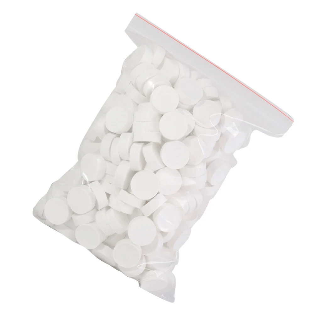 

200 Pcs Compressed Towels Portable Disposable Washcloths 20x20CM White Non-woven Bulk Camping Travel Outdoor Face Towels