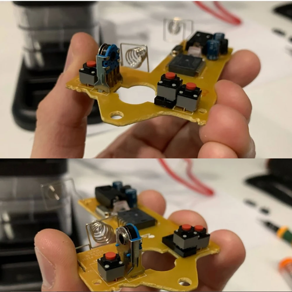 1PCS Silent switch Mute button 6*6*7.3mm square wireless mouse wired mouse button Suitable for three-leg micro switch - Image 6