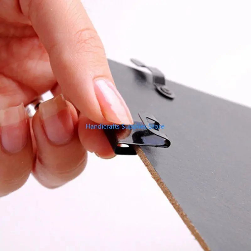 R1WA 100pcs Picture Frame Back Board Photo Wall Artwork Painting S Clip Over