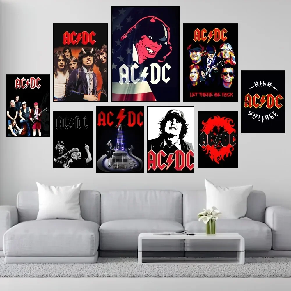 Rock Band A-Ac Dc Night Prowler Poster Prints Wall Painting Bedroom Living Room Decoration Office Home