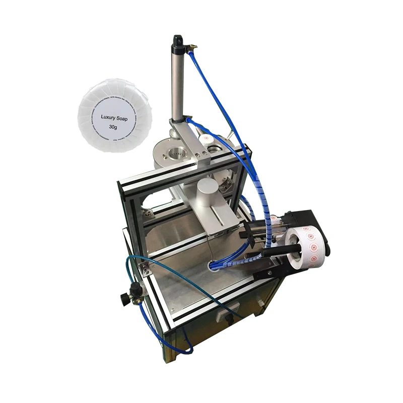 Semi Automatic Bar Soap Hotel Packaging Machine Manual Pleated Wrapper Machine