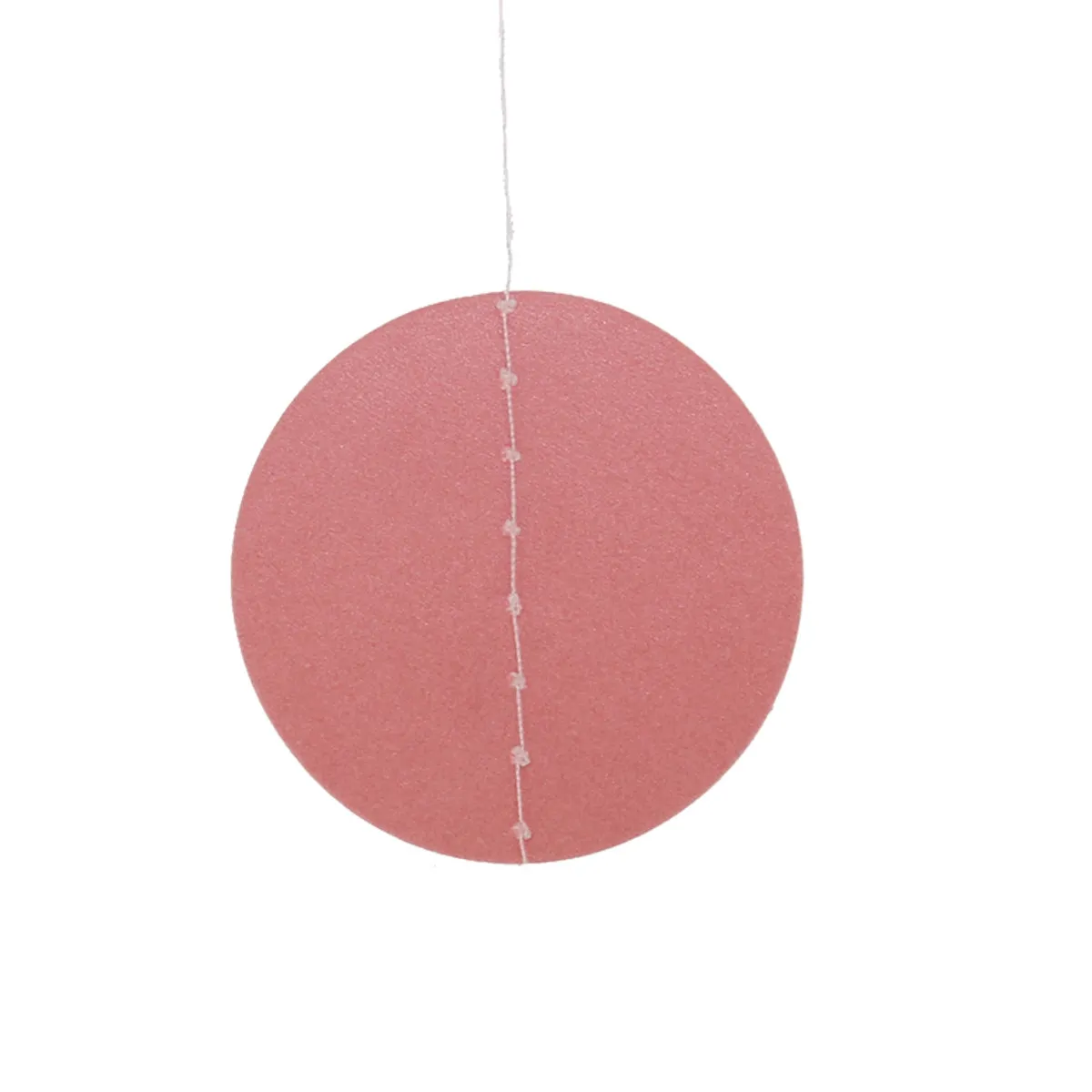 Paper Garland Star Circle Dot Pink White Iridescent Party Decor for Birthday Wedding Christmas Backdrop