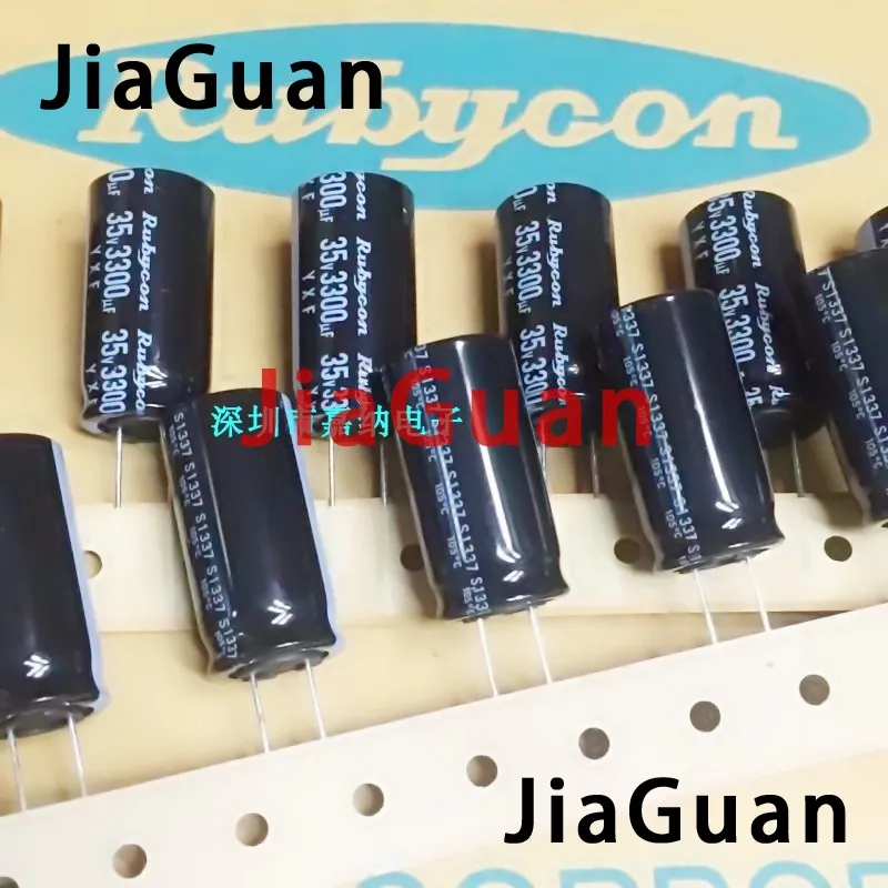 20PCS RUBYCON YXF 35V3300UF 18X35MM electrolytic capacitor 3300uf 35v yxf 3300uF/35V high frequency low resistance long life