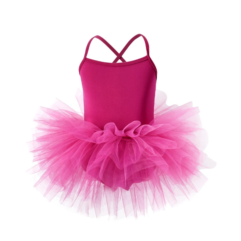 Sarong de danse licou pour filles, confortable et respirant, à la mode, vêtements d'entraînement de Ballet une pièce, jupe bouffante, nouvelle collection été