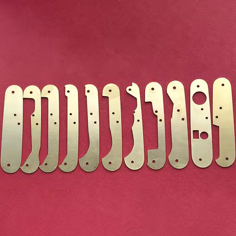 11종 나이프 오리지널 액세서리 황동 라이너 스페이서 파티션 라이닝 91MM 스위스 아미 나이프 DIY 제작 교체용 스플린트