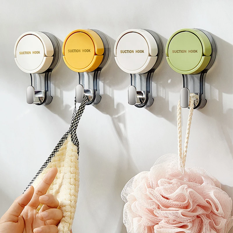 1/2PCS Suction Cup Hooks,Removable Hooks for Bathrooms Kitchens and Toilets,No Punching Wall Vacuum Hook for Home Organizer