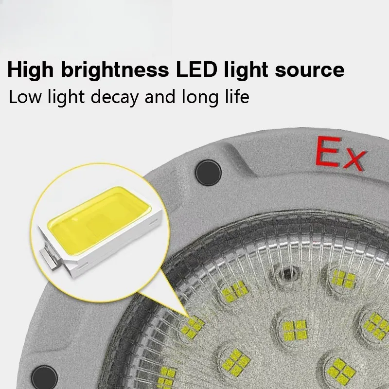 EX LED Explosion Proof High Bay Light 50-180 W IP65 Factory Certified