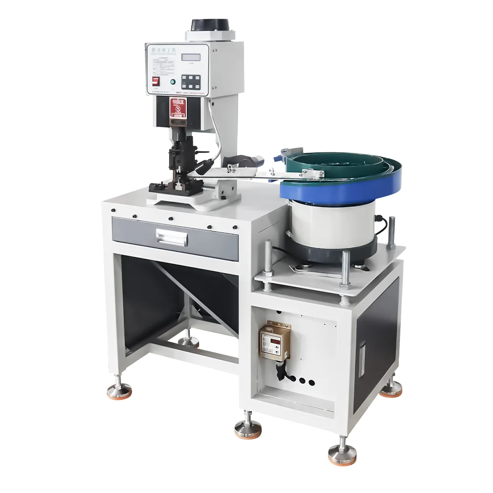 Terminal Crimping Machine with Customized mold Pre-insulated Terminal Feeding With Automatic Feeding