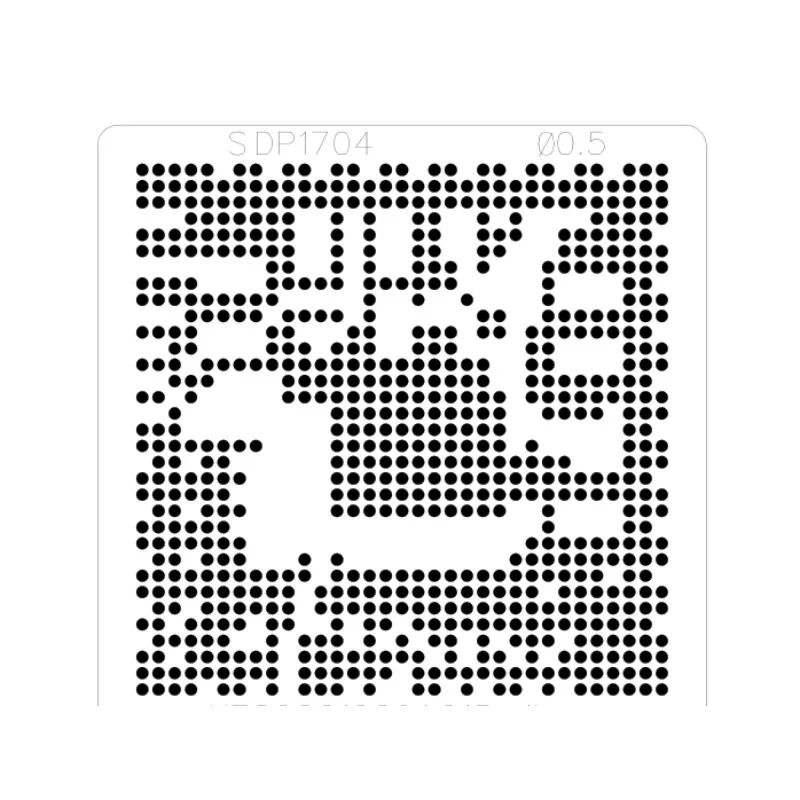 Direct heating  80*80  90*90    SDP1704    BGA  Stencil Template