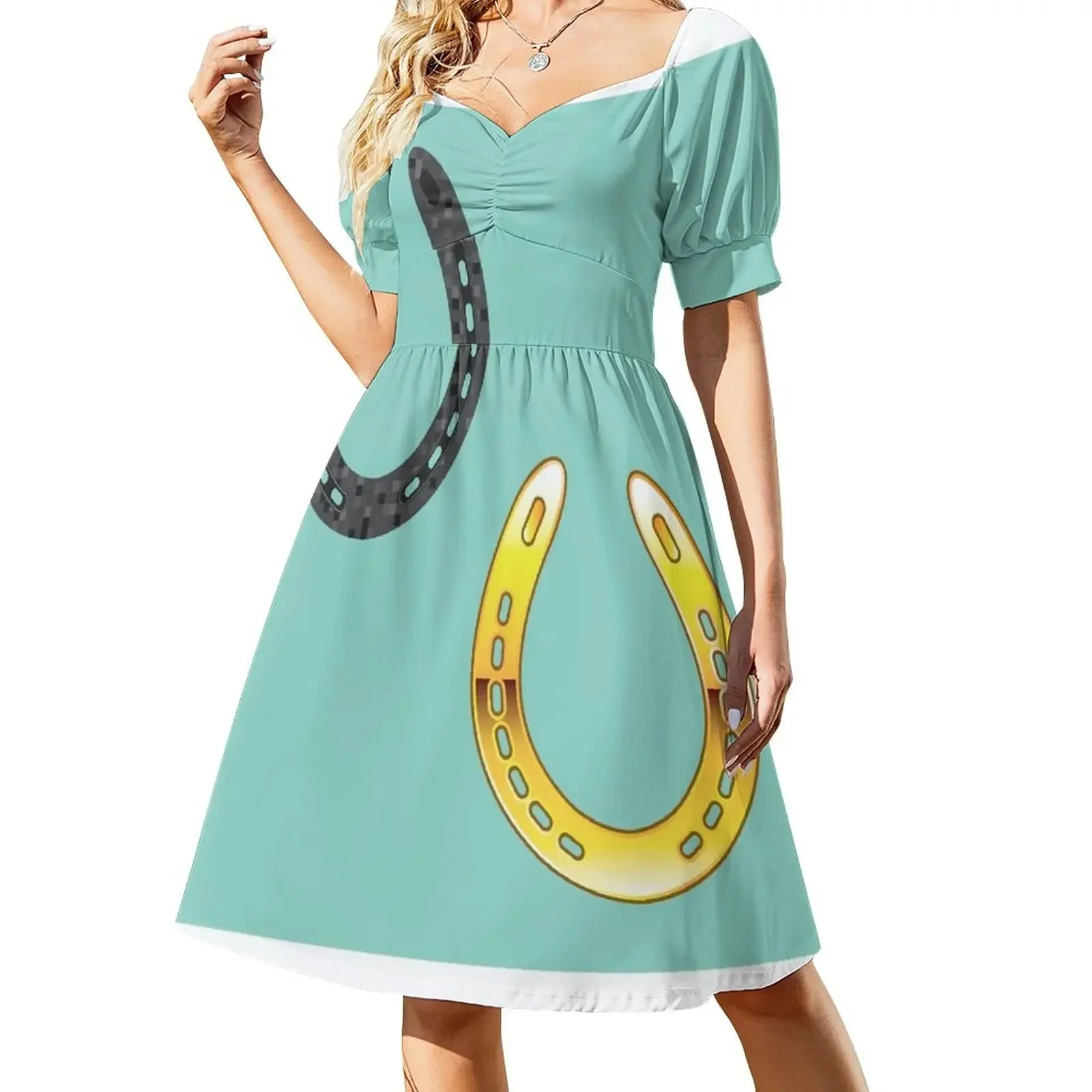 Horse shoe Sleeveless Dress women formal occasion dresses women's evening dress 2025 Dress