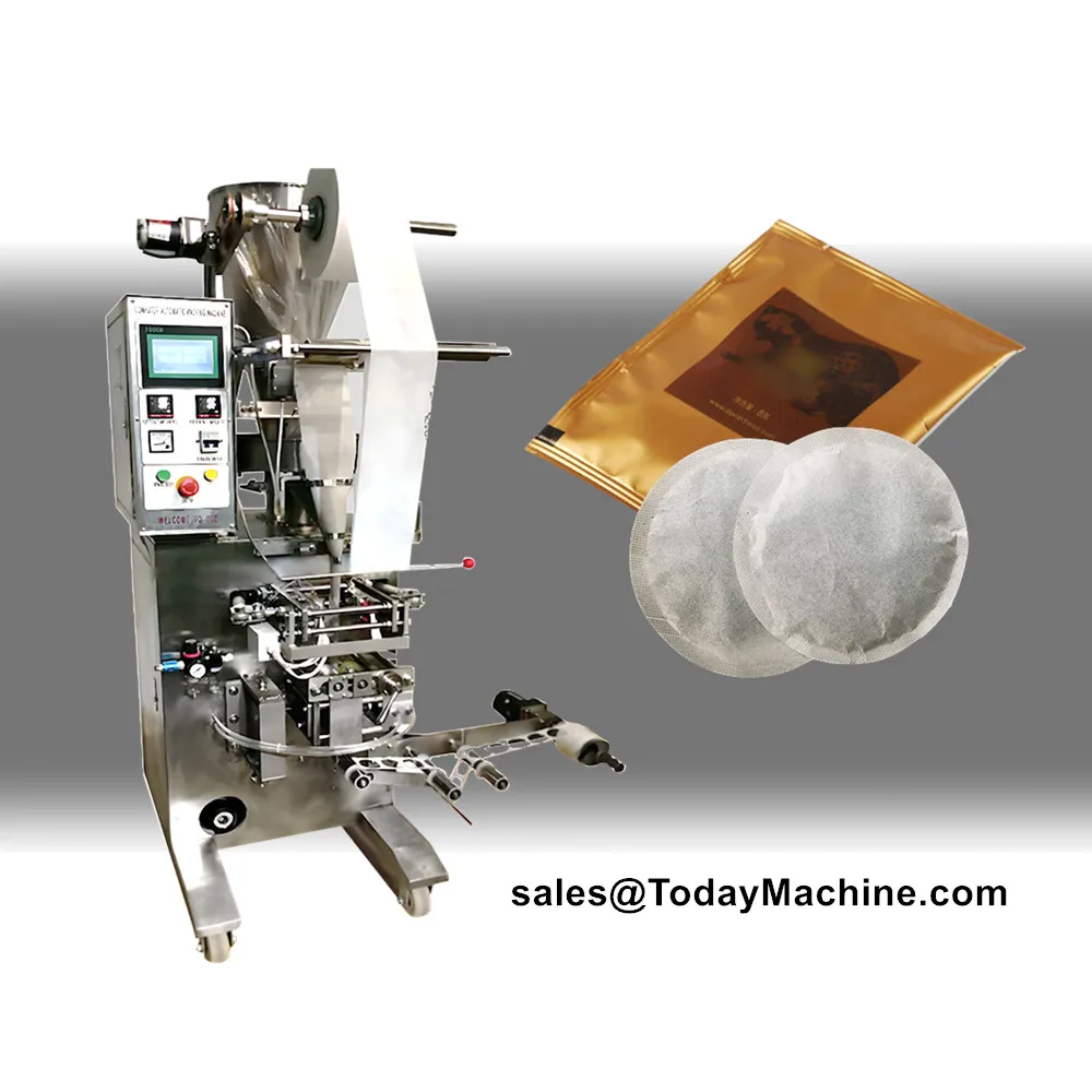 Automatische kleine runde Form Filterbeutel Teepulverbeutel Kaffeepad Verpackungsmaschine