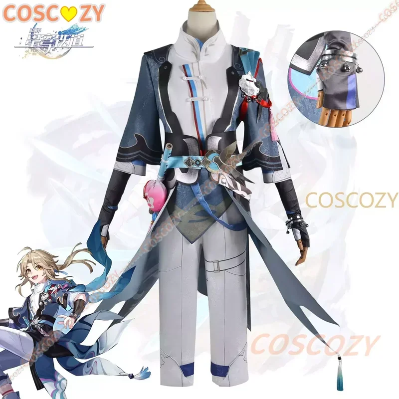 Yanqing-disfraz de Honkai Star Rail para hombre, traje de Cosplay, Yan qing, para Halloween