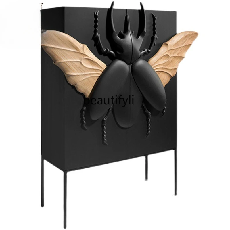 Beetle cabinet designer living room dining side cabinet Nordic simple double foyer cabinet customization