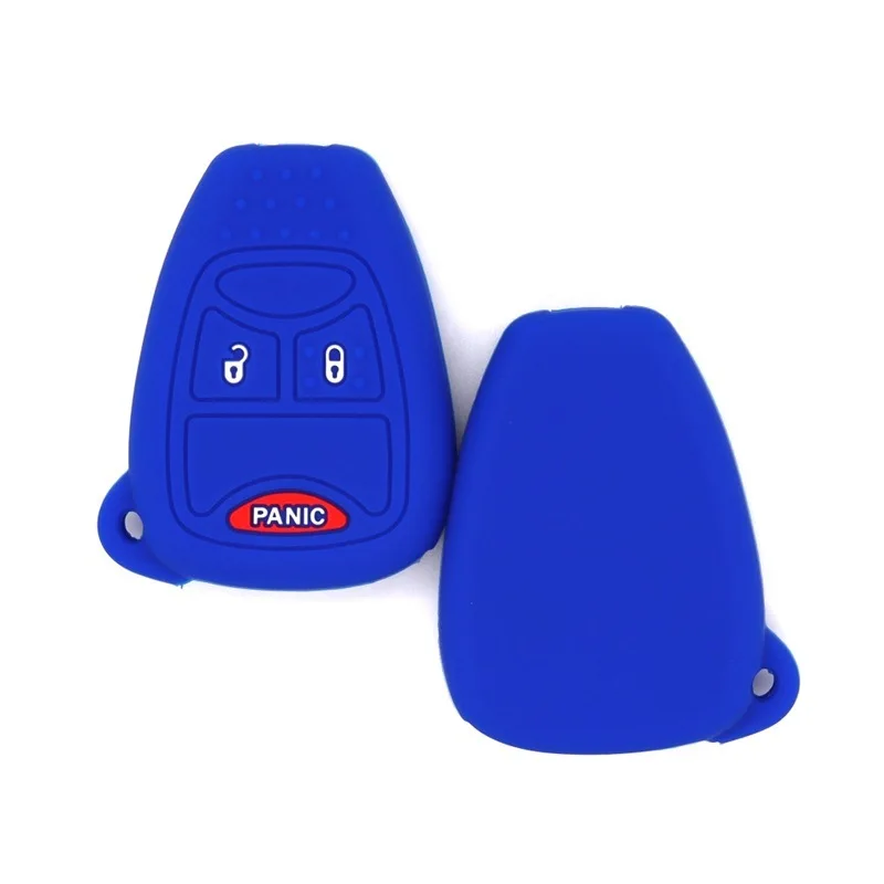 مناسبة لسيارة جيب رانجلر فري لانسر كرايسلر 300C دودج حافظة مفاتيح من السيليكون #6
