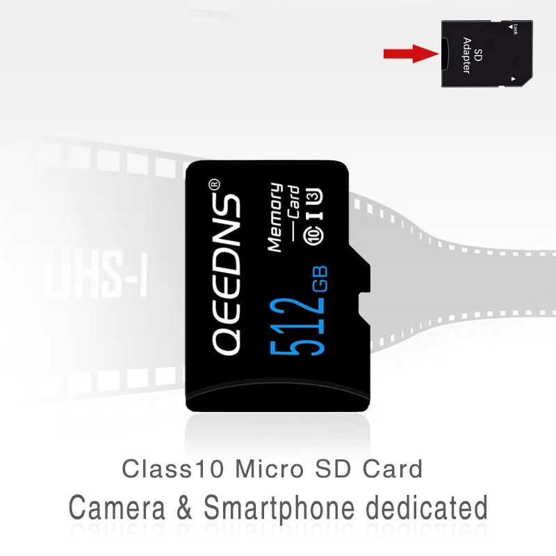 High Speed Micro TF SD Card 8GB 16GB 32GB 64GB Class 10 Memory Card 128 GB 256GB 512GB U3 TF Card Flash SD Card for Mobile Phone