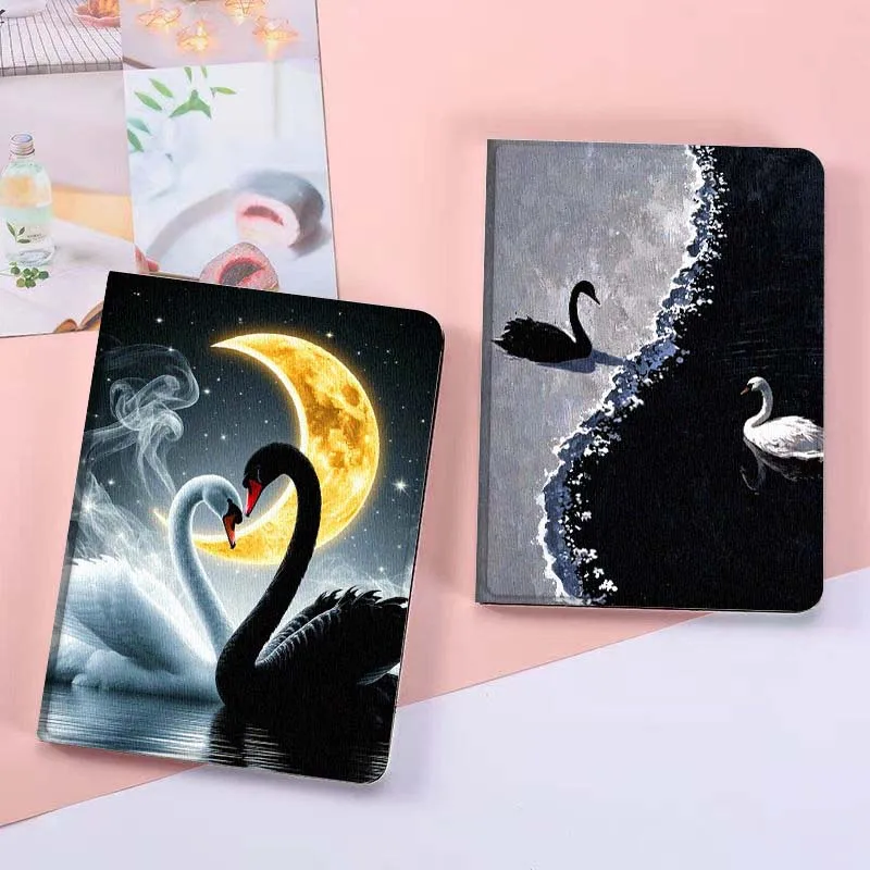 

Swan Cool Luxury Pattern For Vivo Pad SE 11 5 3 2 Pro 12.3 13 12.1 11.5 Air IQOOPad Foldable Tablet Case Gift