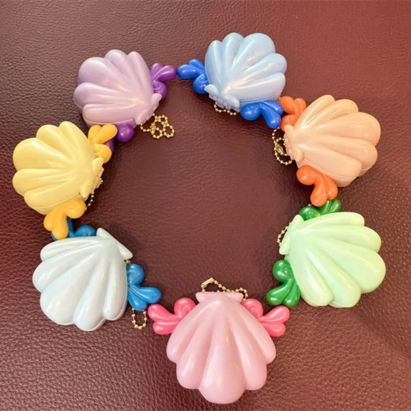 Gashapon Original Mermaid Melody Pichi Pitch Aqua-Pitch, Dispositivo de Transformación, Mini Espejo de Maquillaje Portátil, Adorno de Dibujos Animados, Regalo
