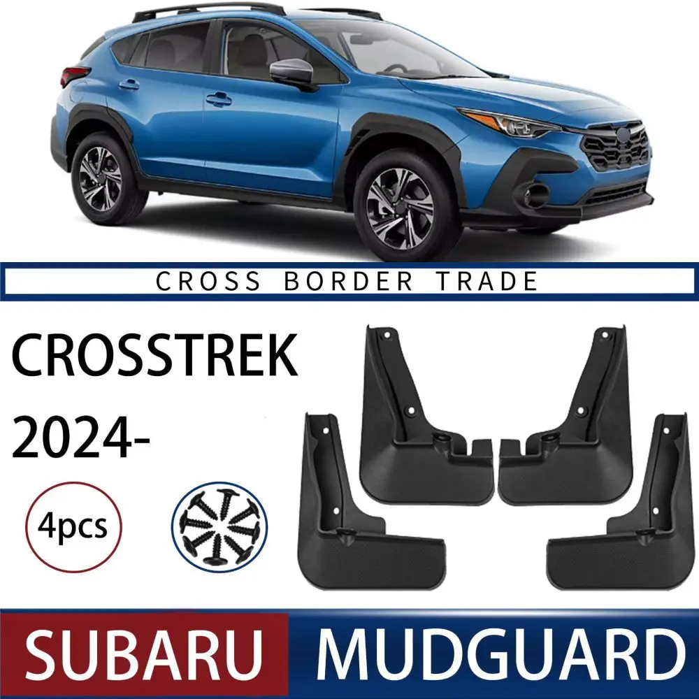 

For Subaru Crosstrek 2024 ABS Car Mud Flaps Splash Guard Mudguards MudFlaps Front Rear Fender Auto Accessories