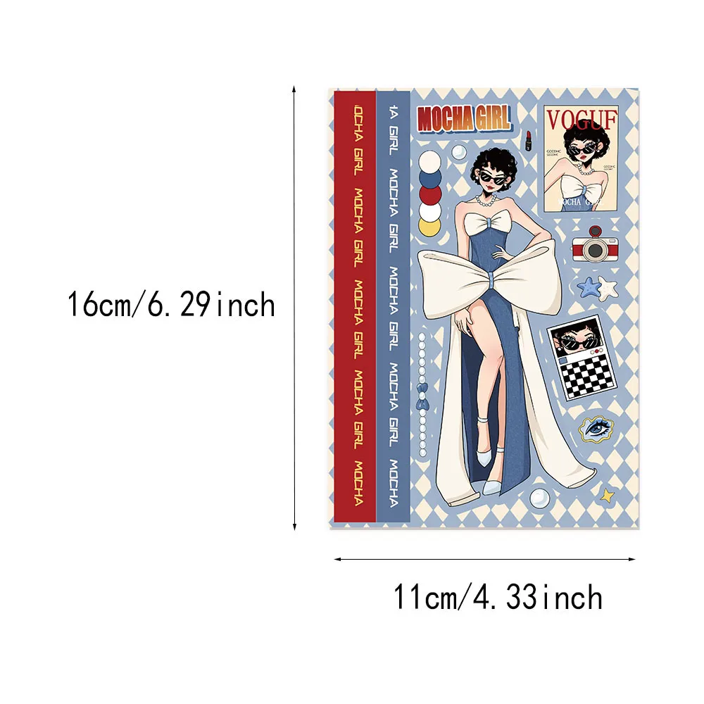 8 قطعة ملصقات مجمعة لشخصية لوليتا جوكا الإبداعية DIY الأمتعة المتكلم سكيت كوب ماء ملصقات مقاومة للماء #6